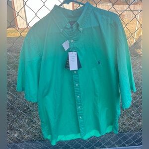 Polo Ralph Lauren Short Sleeve Shirt Men’s XLT Kelly Green